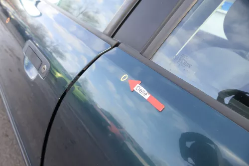 Audi A4 B5 Tür Türblatt hinten links grün LZ6U Kombi Limo (164423)