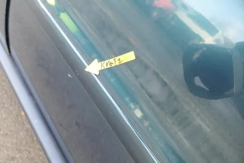 Audi A4 B5 Tür Türblatt hinten links grün LZ6U Kombi Limo (164423)