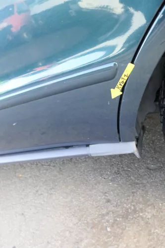 Audi A4 B5 Tür Türblatt hinten links grün LZ6U Kombi Limo (164423)