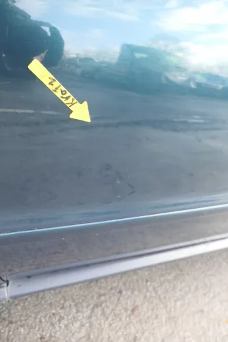 Audi A4 B5 Tür nur Türblatt vorne links Fahrertür grün LZ6U Kombi od Limo (164424)