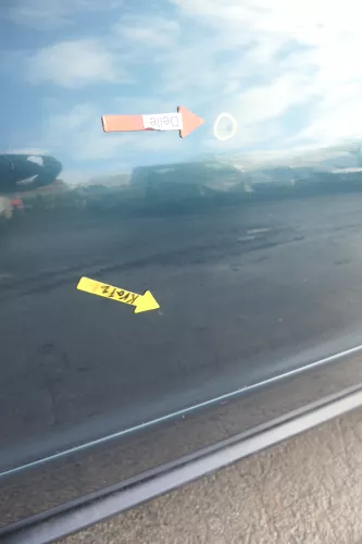 Audi A4 B5 Tür nur Türblatt vorne links Fahrertür grün LZ6U Kombi od Limo (164424)