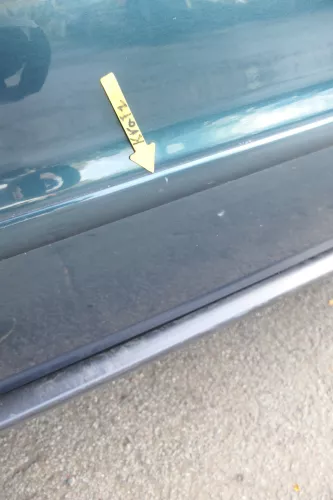 Audi A4 B5 Tür nur Türblatt vorne links Fahrertür grün LZ6U Kombi od Limo (164424)