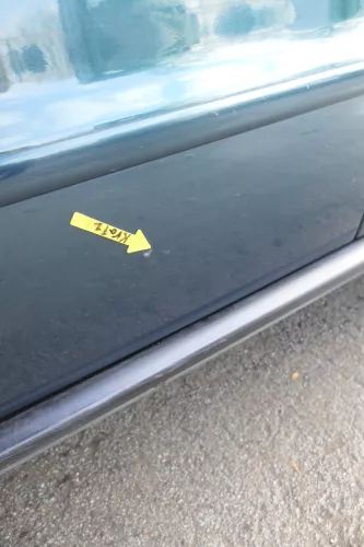 Audi A4 B5 Tür nur Türblatt vorne links Fahrertür grün LZ6U Kombi od Limo (164424)