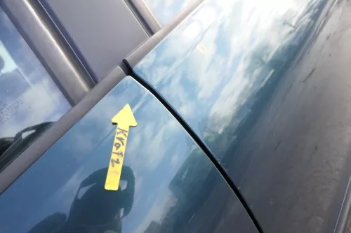 Audi A4 B5 Tür nur Türblatt vorne links Fahrertür grün LZ6U Kombi od Limo (164424)