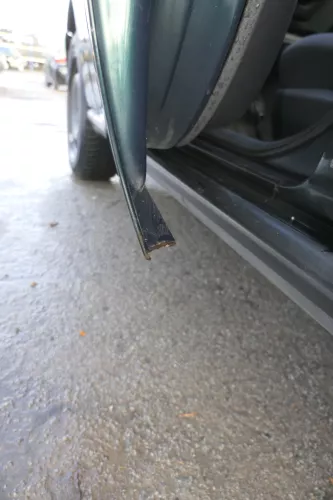 Audi A4 B5 Tür nur Türblatt vorne links Fahrertür grün LZ6U Kombi od Limo (164424)