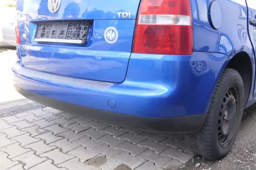 VW Touran 1T Stoßstange hinten Heckstoßstange Stoßfänger blau LA5X (164458)