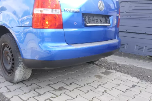VW Touran 1T Stoßstange hinten Heckstoßstange Stoßfänger blau LA5X (164458)