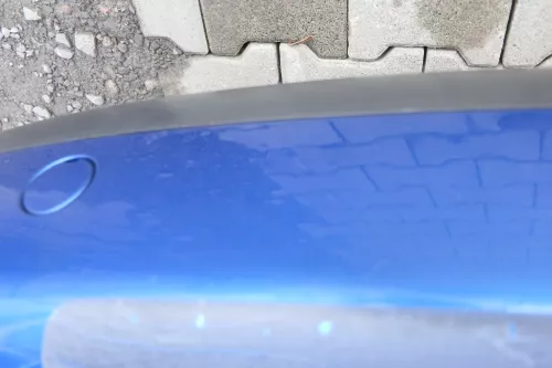 VW Touran 1T Stoßstange hinten Heckstoßstange Stoßfänger blau LA5X (164458)