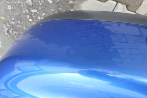 VW Touran 1T Stoßstange hinten Heckstoßstange Stoßfänger blau LA5X (164458)