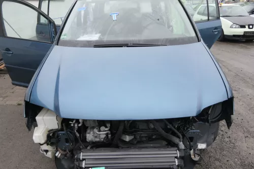 VW Touran 1T oder VW Caddy 2K Motorhaube Klappe blau grün LC5Q Haube