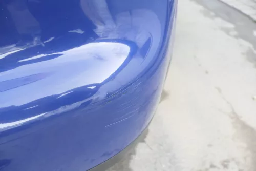 VW Touran 1T Stoßstange hinten Heckstoßstange Stoßfänger blau LL5M (164481)