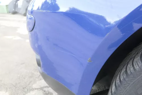 VW Touran 1T Stoßstange vorne Frontstoßstange Stoßfänger blau LL5M (164482)