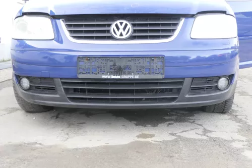 VW Touran 1T Stoßstange vorne Frontstoßstange Stoßfänger blau LL5M (164482)