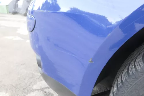 VW Touran 1T Stoßstange vorne Frontstoßstange Stoßfänger blau LL5M (164482)