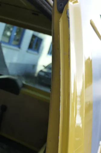 VW Caddy 3 2k Beifahrertür Tür hinten links gelb Post L132 Schiebetür (164543)