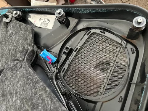 Audi A4 8K B8 Türverkleidung Verkleidung Tür vorne rechts Leder schwarz Milano (164604)
