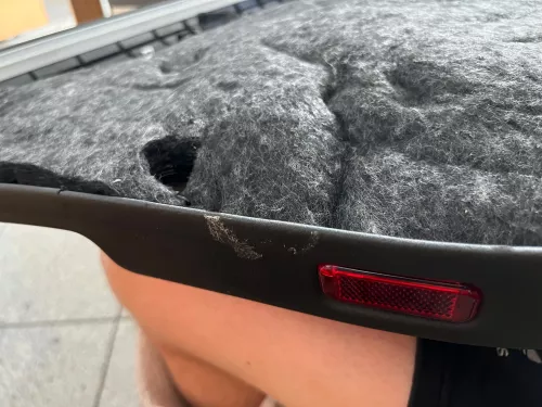 Audi A4 8K B8 Türverkleidung Verkleidung Tür vorne rechts Leder schwarz Milano (164604)