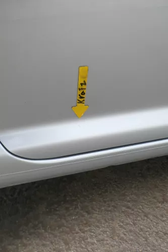 VW Golf 4 Bora Tür hinten rechts nur Kombi /Variant silber LA7W indigoblau ohnAn (164634)