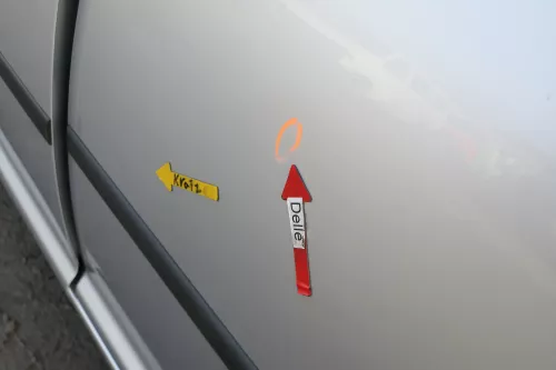 VW Golf 4 Bora Tür hinten links nur Kombi / Variant silber LA7W reflexsilber m 8 (164636)