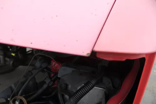 VW T4 Transporter Pritsche Motorhaube Haube Klappe vorne rot Kurze AC0 (164663)