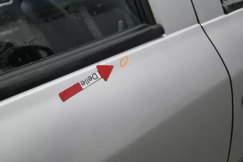 Skoda Octavia 1U5 Combi Kombi Variant Tür hinten rechts grau silber LF7T 9102 (164681)