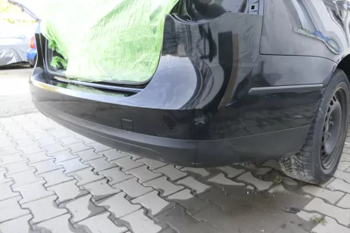 VW Passat 3C Kombi Stoßstange hinten Heckstoßstange Stoßfänger schwarz L041 (164712)