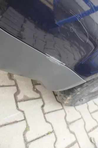 Audi A4 8E B6 Kombi Avant Stoßstange hinten mit Spoiler lila blau LY5K (164731)