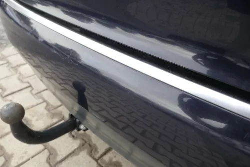 Audi A4 8E B6 Kombi Avant Stoßstange hinten mit Spoiler lila blau LY5K (164731)