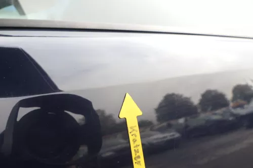 Audi A4 B6 8E nur Türblatt Tür vorne links Fahrertür blau lila LY5K Kombi+Limo (164734)