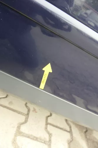 Audi A4 B6 8E nur Türblatt Tür vorne links Fahrertür blau lila LY5K Kombi+Limo (164734)