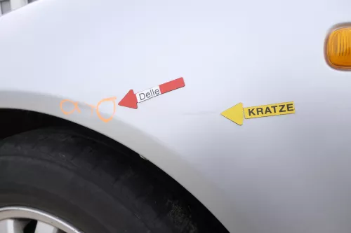 Audi A3 8L Kotflügel vorne links grau silber LY7M (164793)