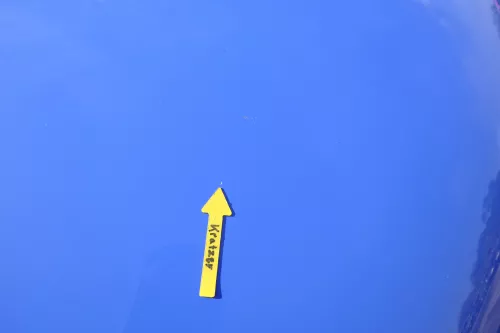 VW Polo 9N Motorhaube Klappe Haube vorne blau LA5F uni bis ca. Bj. 2004 (164816)