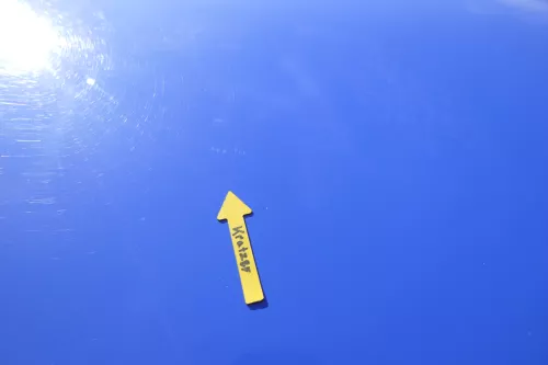 VW Polo 9N Motorhaube Klappe Haube vorne blau LA5F uni bis ca. Bj. 2004 (164816)