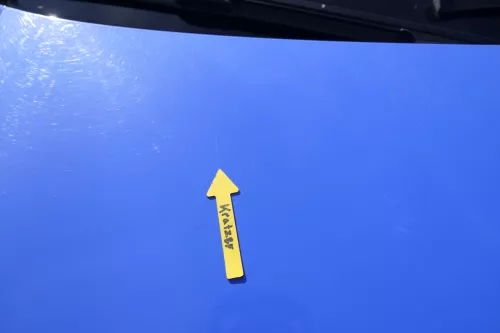 VW Polo 9N Motorhaube Klappe Haube vorne blau LA5F uni bis ca. Bj. 2004 (164816)