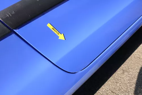 VW Polo 9N 9N3 Tür vorne rechts Beifahrertür 2/3-Türer blau LA5F ohneAnbautei (164820)