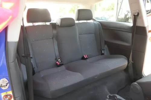 VW Polo 9N 9N3 Sitz Rückbank Sitzfläche Sitze 3 Punkt Gurt hinten mit Kopfstütze (164825)