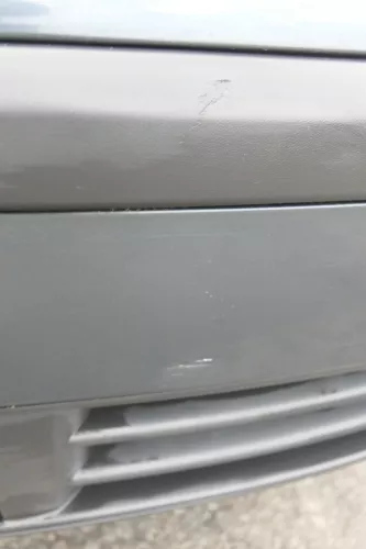 VW Polo 9N Stoßstange Frontstoßstange vorne grau LC7V (164835)