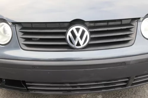 VW Polo 9N Stoßstange Frontstoßstange vorne grau LC7V (164835)