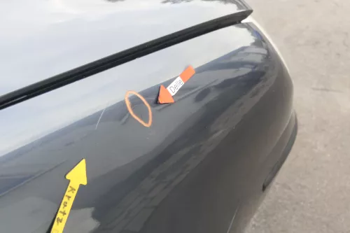 VW Polo 9N Kotflügel vorne rechts grau LC7V bis ca.Bj.2004 (164836)