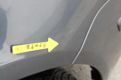 VW Polo 9N Kotflügel vorne rechts grau LC7V bis ca.Bj.2004 (164836)