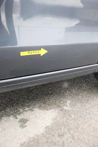 VW Polo 9N 9N3 Tür vorne rechts Beifahrertür 2/3-Türer grau LC7V ohneAnbautei (164837)