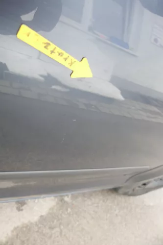 VW Polo 9N 9N3 Tür vorne rechts Beifahrertür 2/3-Türer grau LC7V ohneAnbautei (164837)