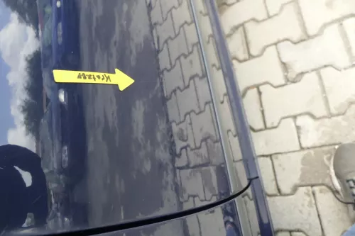 VW Golf 4 Bora Tür hinten links nur Kombi / Variant blau LA5G (164870)
