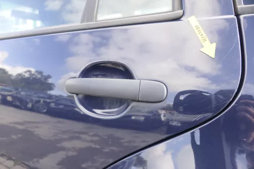 VW Golf 4 Bora Tür hinten links nur Kombi / Variant blau LA5G (164870)