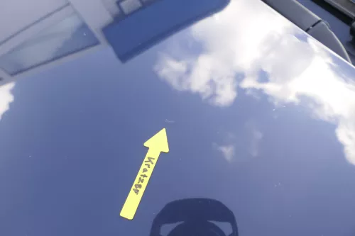 VW Golf 4 Motorhaube Haube Klappe vorne blau LA5G (164872)