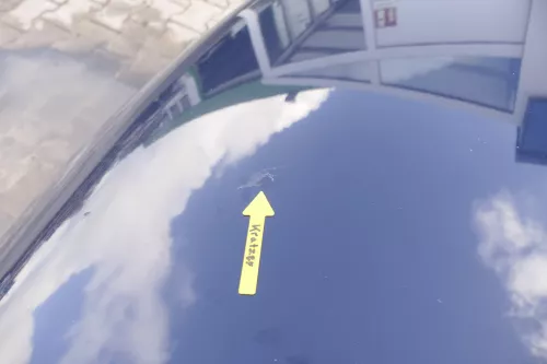 VW Golf 4 Motorhaube Haube Klappe vorne blau LA5G (164872)