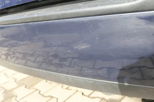 VW Golf 4 Kombi Avant Stoßstange hinten Heckstoßstange Stoßfänger blau LA5G (164873)