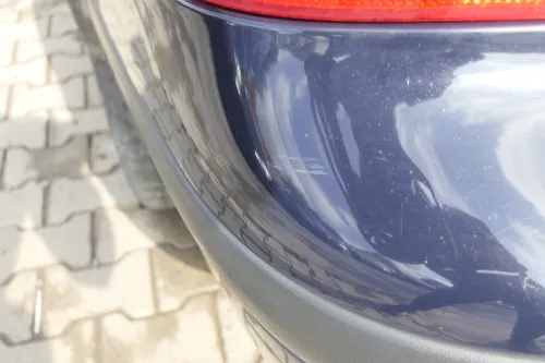 VW Golf 4 Kombi Avant Stoßstange hinten Heckstoßstange Stoßfänger blau LA5G (164873)