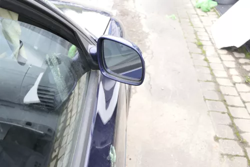 VW Passat 3B 3BG elektrischer Spiegel Außenspiegel rechts Glas blau LB5N (164894)