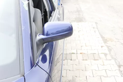 VW Passat 3B 3BG elektrischer Spiegel Außenspiegel links mit Glas blau LB5N (164895)